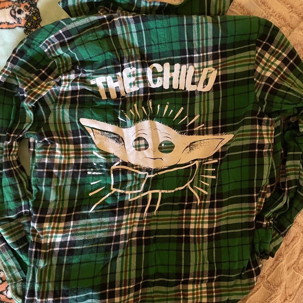 Cakeworthy Star Wars “The Child” Flannel